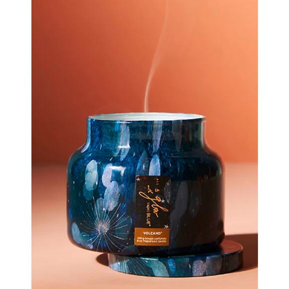 Anthropologie Capri Blue All A Glow Petite Glass Jar Candle - Picture 1 of 5